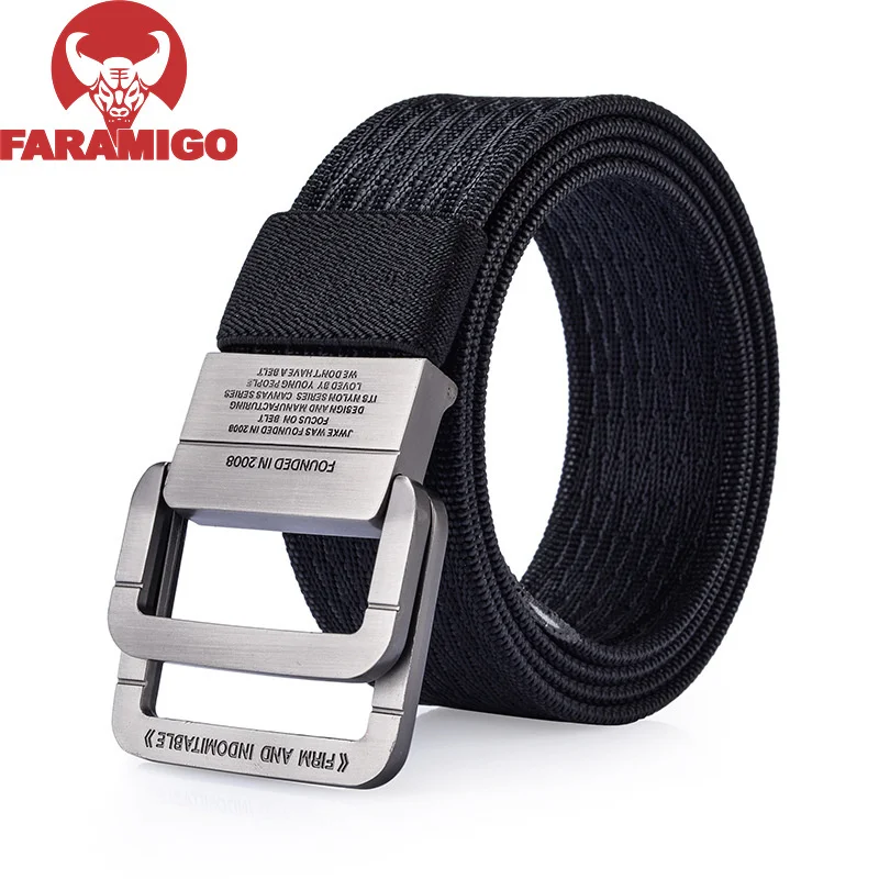 FARAMIGO 100% Nylon Belt men Army Tactical Belts man Military Waist Canvas male High Quality Equipment Strap  Canvas Belts