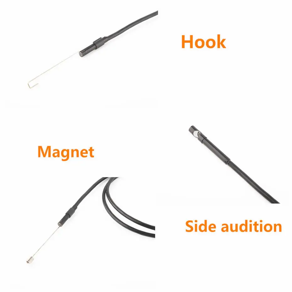 7 0 мм эндоскоп автомобильный Камера Usb смартфон на Android Cn вилка мягкой проволоки