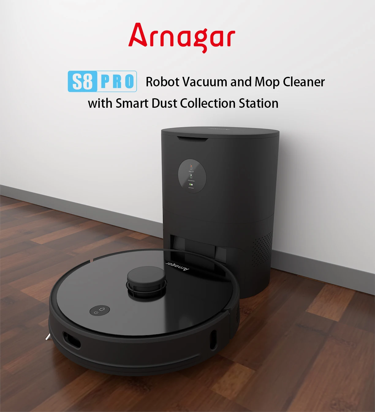Робот пылесос Arnagar S8 Pro с поддержкой приложения Mi Home и Google Assistant Alexa|Пылесосы| |
