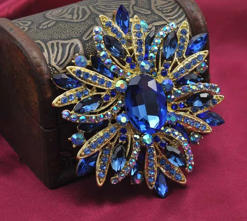 Ювелирные изделия Блейзер симпатичная брошь в форме цветка большие Броши