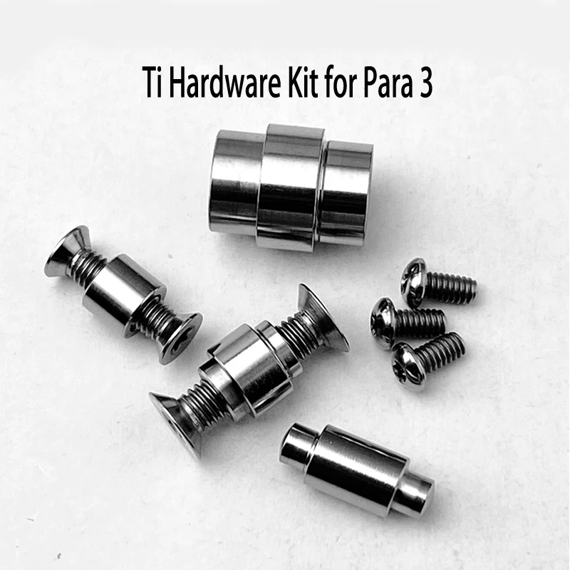1 Set Titanium Alloy Nail for Knife Para 3 C223 Screw Spider Handle Screw C223 EDC Knife Full Set of Screws
