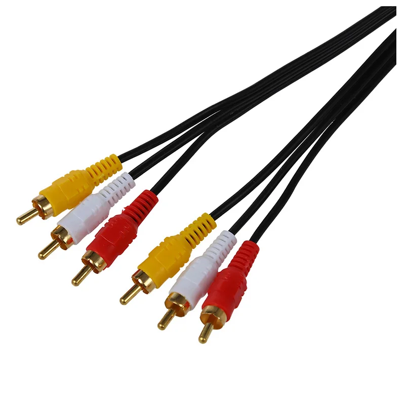 10 футов тройной 3 Мужской RCA Композитный Аудио Видео DVD ТВ кабель шнур