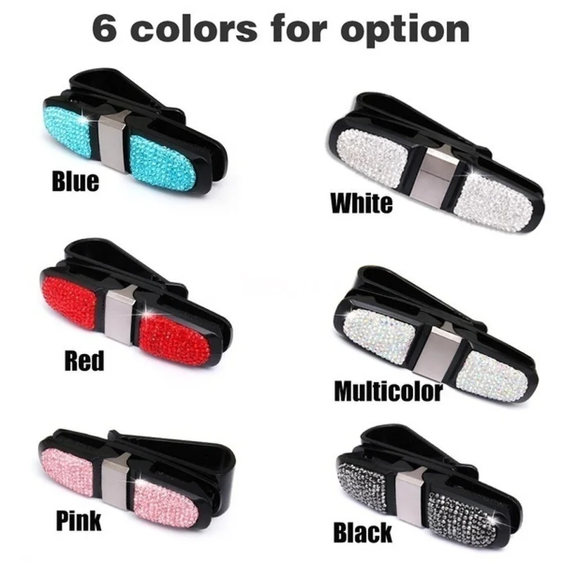 Новинка Автомобильный держатель для очков с козырьком от солнца двухсторонним