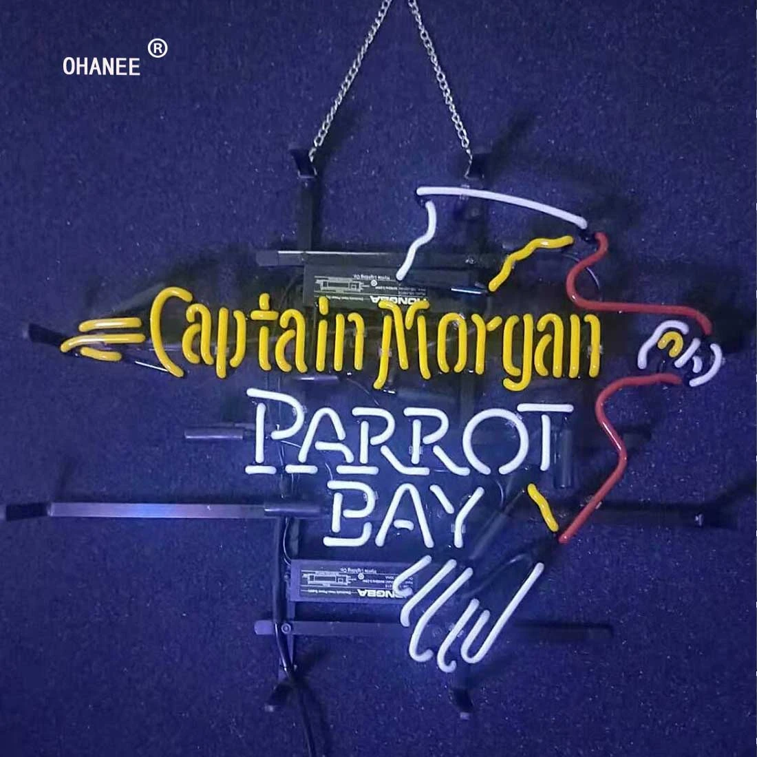На заказ для капитана Моргана Parrot Bay светильник олень неоновый знак Настоящее