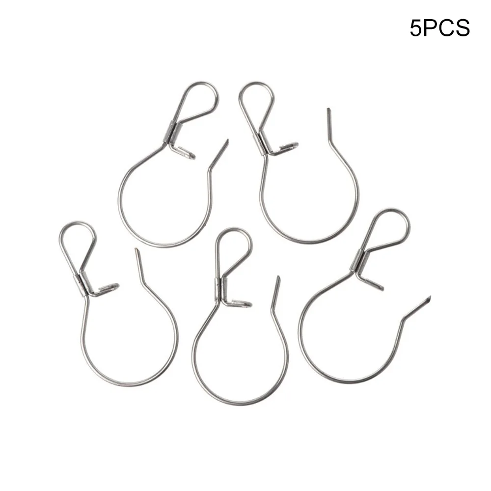 

5pcs Fish Lock Stainless Steel Live Fishing Buckle Hand Buckles Multifunction Accessories Fishing Snaps Gear Supplies