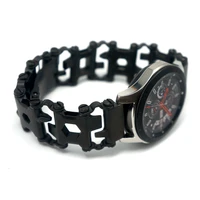 for samsung galaxy watch 46mm gear s3 steel metal tool watchband watch strap bracelet for garmin fenix 3 hr 5x watch band