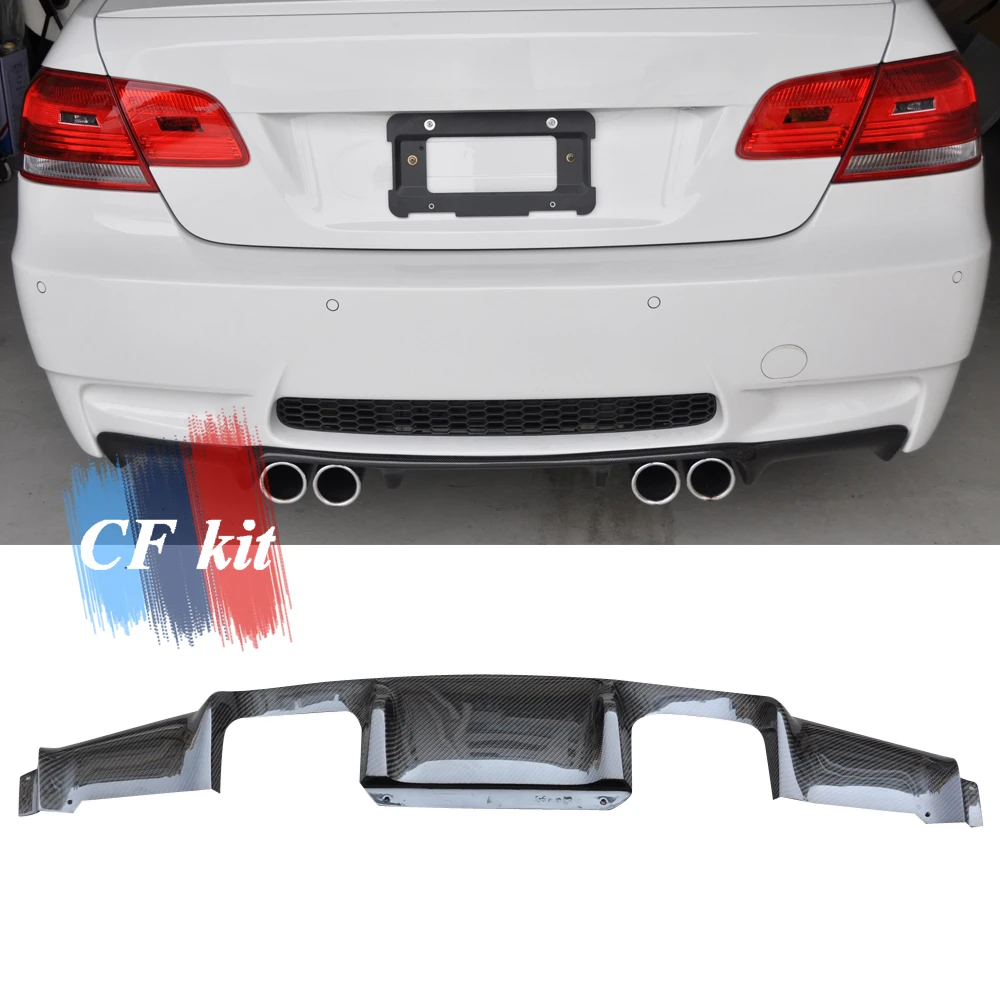 Комплект CF для BMW E92 E93 M3 2008 2012 губа заднего бампера из углеродного волокна