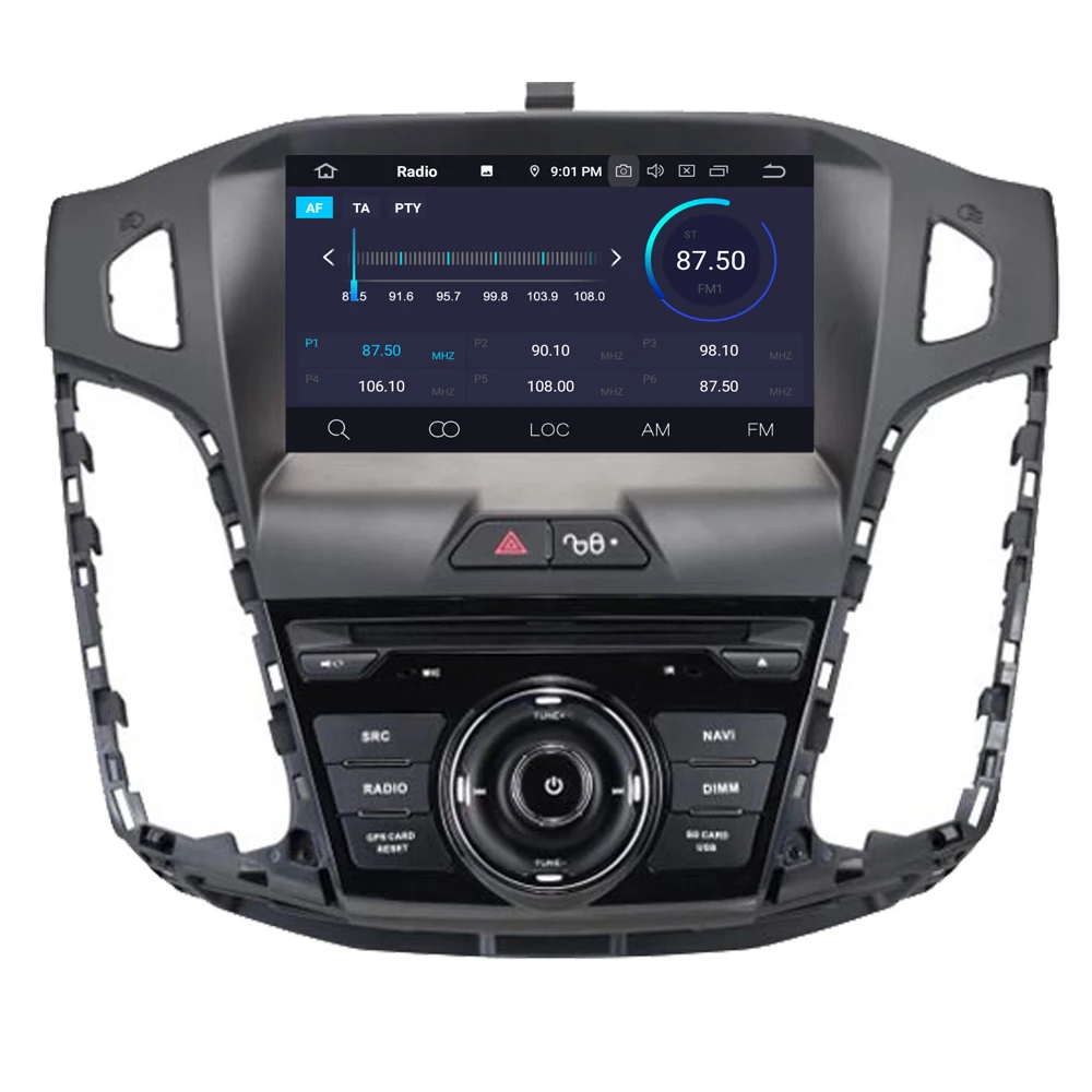 Автомобильный мультимедийный плеер RoverOne для Ford Focus 3 2012 2013 Android 9,0 4G+ 64G Авторадио DVD Радио Стерео gps навигация