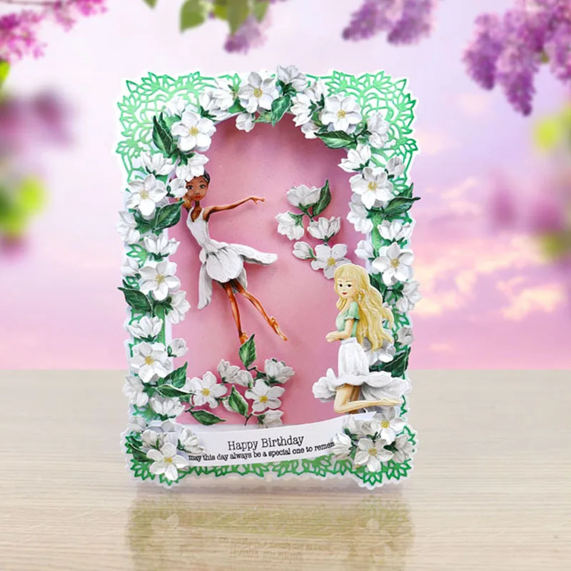 Нерегулярный Рисунок Круг квадратный фон металлические режущие штампы трафарет