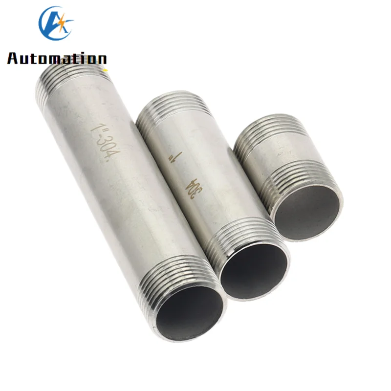 1/8 &quot1/4" 3/8 &quot1/2" 3/4 &quot1" BSP с наружной резьбой Длинный ниппель 304 фитинги из