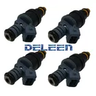 Топливный инжектор Deleen, 4 шт., подходит для BMW 1987-1988 325 528e FJ519 2.7L 0280150703