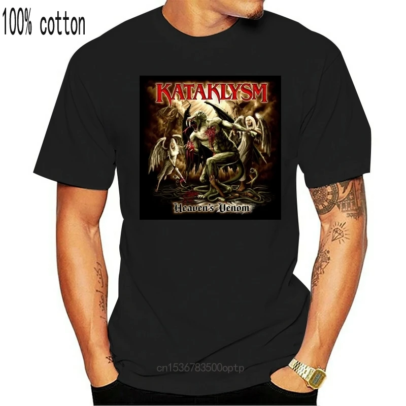 Новинка Черная Мужская футболка Kataklysm Heaven Venom из тяжелого металла размер S 3XL
