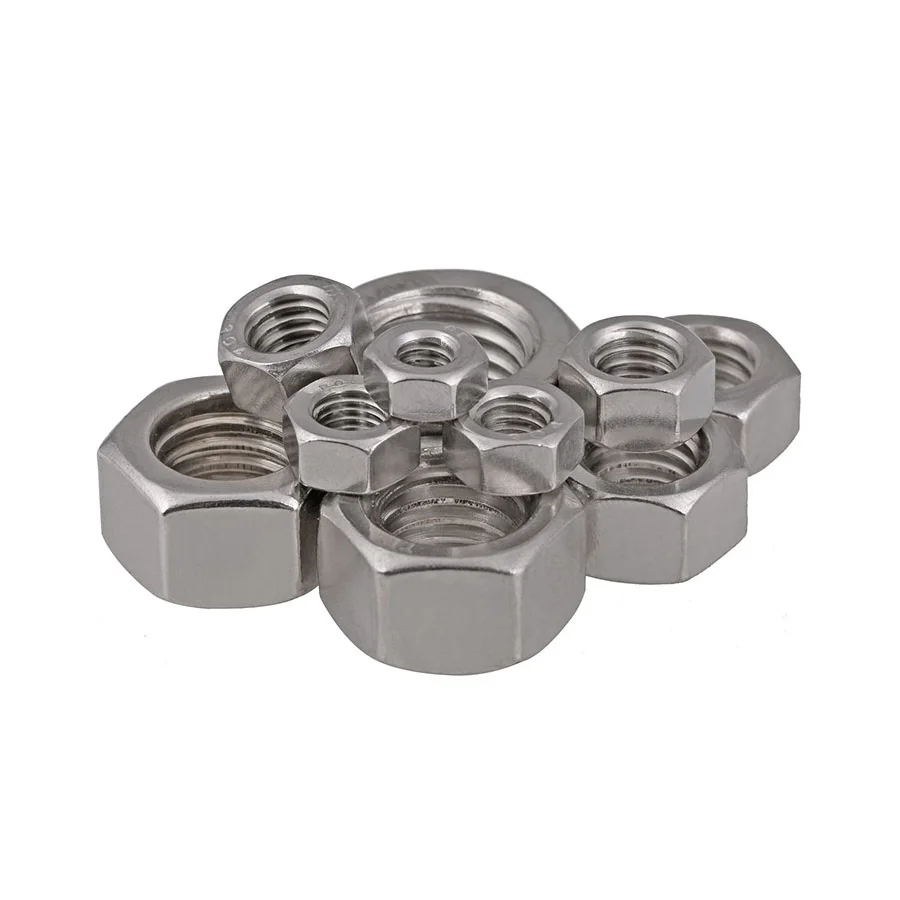 

1-20Pcs 304 Stainless Steel US Standard American Form Hex Nut UNC Hexagon Nuts 1/2 1/4 3/4 3/8 5/16 5/8 7/16 4# 6# 8# 10# 12#