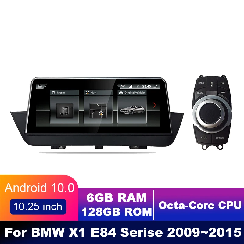 8 cores 6G+128G android 10.0 Car multimedia Player Navigation GPS radio For BMW X1 E84 2009~2015 Original 10.25