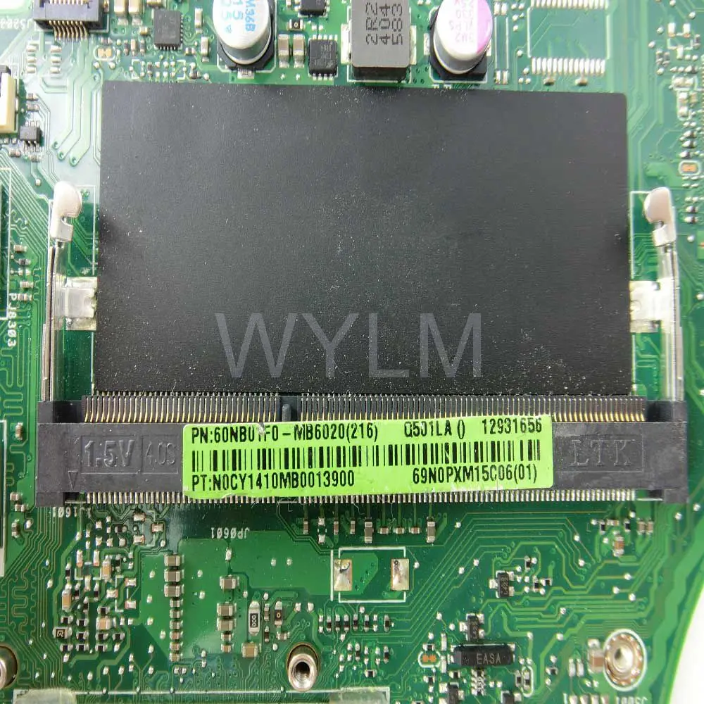 Материнская плата Q501LA SR170 i5-4200 CPU 4GB для ASUS Q501 Q501L материнская ноутбука 60NB01F0-MB6010