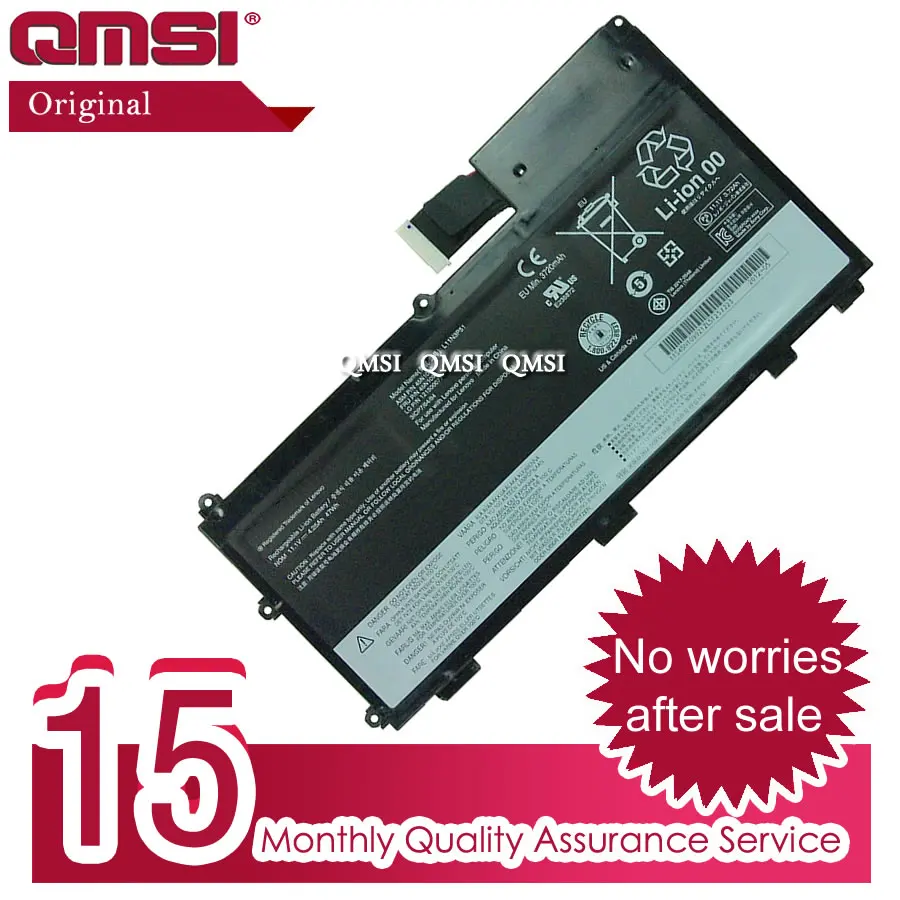 Оригинальный аккумулятор QMSI 11 1 В 47 Вт/ч 4250 мАч L11N3P51 L11S3P51 45N1090/88/89 45N1091 подходит для