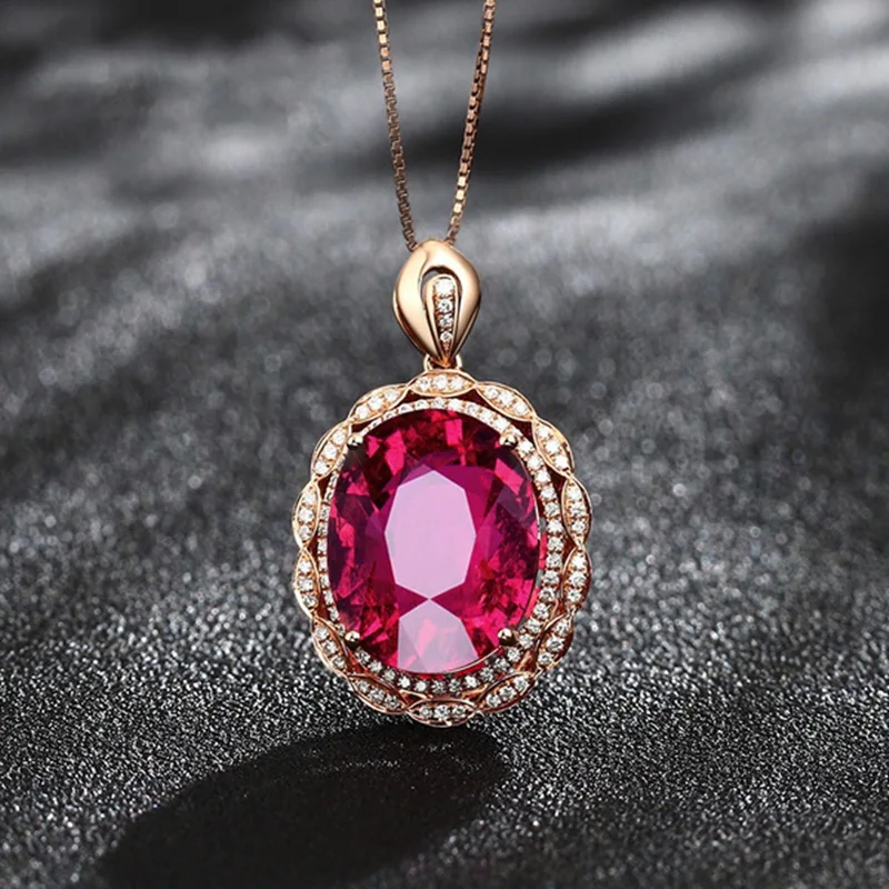 

Necklace For Women Crystal Heart Rose Quartz Vintage Anniversary Vintage Accessories Gothic Accessories Collares Para Mujer