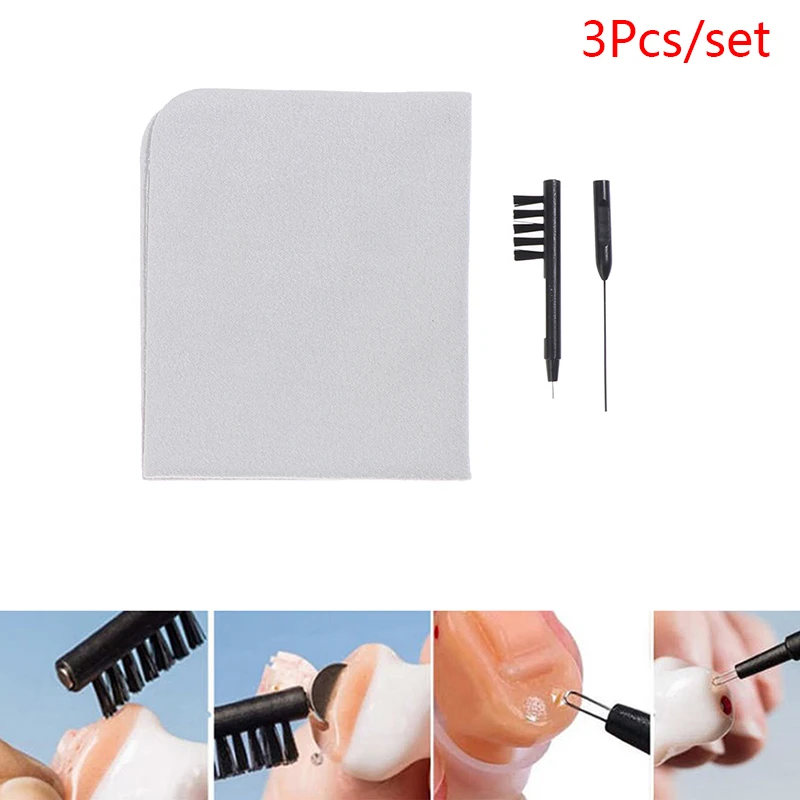 

3Pcs/set Hearing Aid Tool Cleaning Kit Earpiece Cleaner Hearing Amplifier Brush Set Cleaning Tool Set