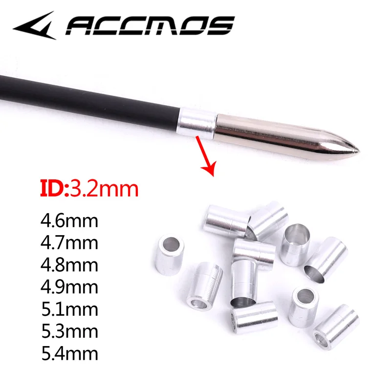 

20pcs ID 3.2 mm arrow collar Explosion-proof Ring for OD 4.6--5.4mm Arrow Shaft Protecter Ring Arrow Collar Archery DIY