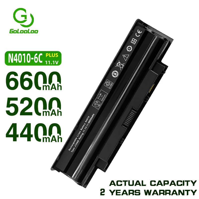 Goloolo Аккумулятор для ноутбука j1knd DELL Inspiron N5030 N7110 M411R M501 M5010 N3010 N311 13R 14R 15R 17R N5010 N5110