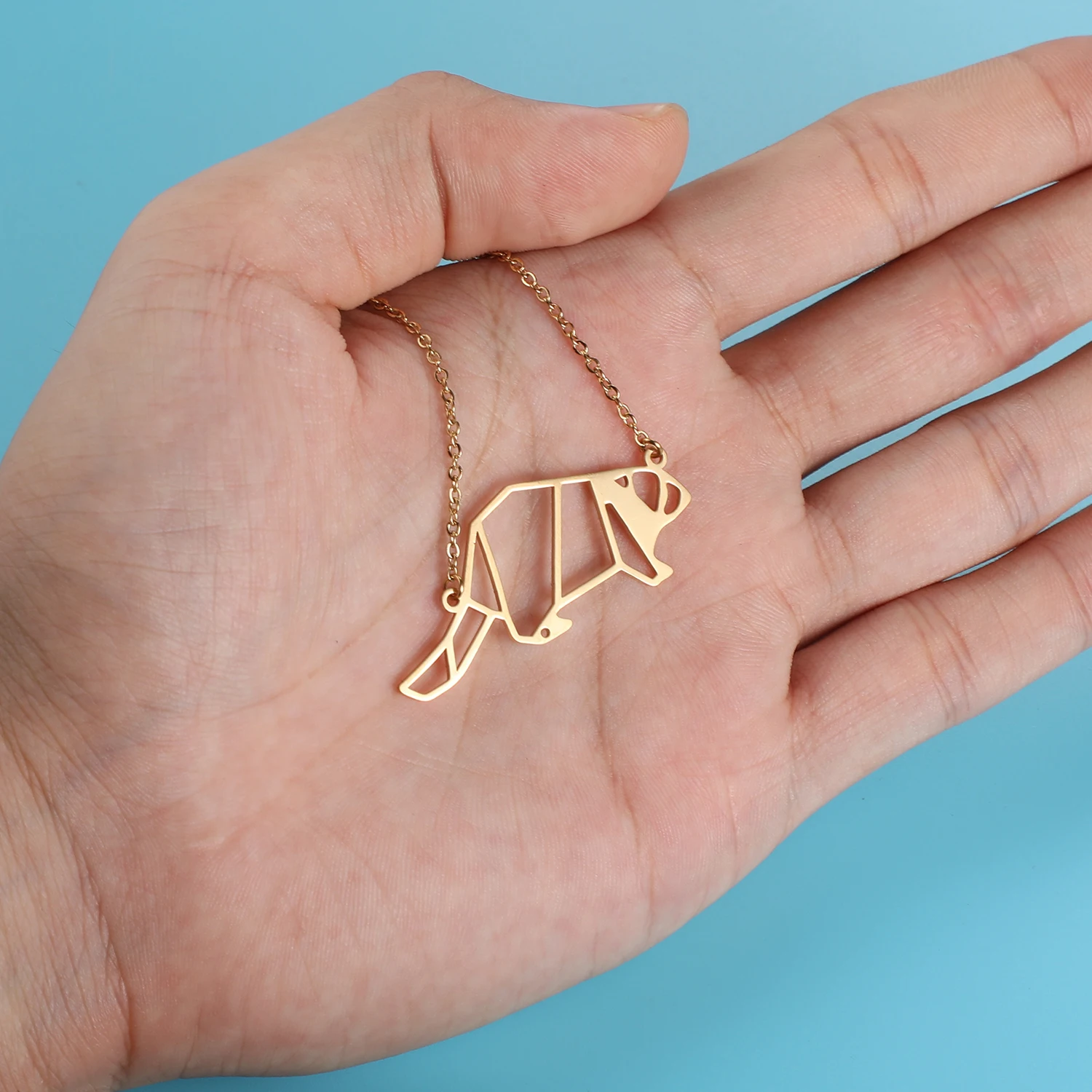 Unique Animal Beaver Necklace LaVixMia Italy Design 100% Stainless Steel Necklaces for Women Super Fashion Jewelry Special Gift | Украшения