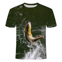beautiful carp fishing 3d all over print men t shirt harajuku fashion short sleeve shirt summer streetwear unisex tshirt