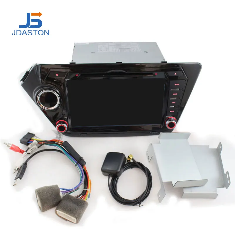 Автомобильный DVD плеер JDASTON Android 9 0 для Kia k2 RIO 2010 2011 2012 2013 2015 Автомобильная