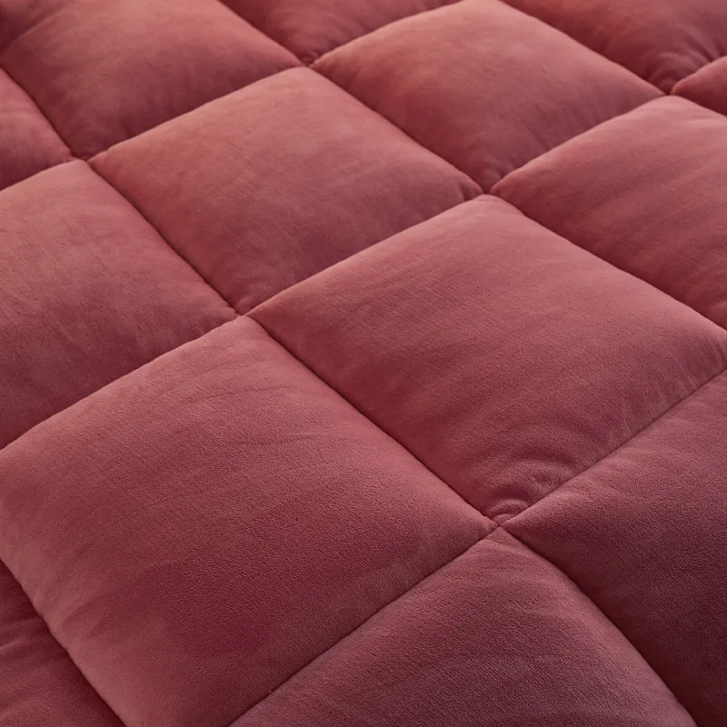 

2021 Thick warm cashmere duvet winter blanket double-sided duvet comfortable soft plush duvet core in spring and autumn
