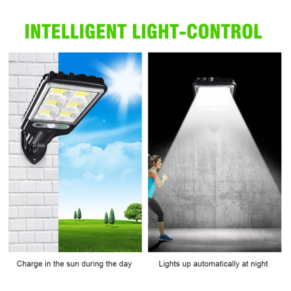 

Outdoor Solar Lights Wireless RIP Motion Sensor Solar Lights, 360 Security Light for Yard Garden Driveway Porch Walkway