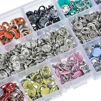 100200sets clothes sewing metal buttons 9 510mm prong ring press studs snap fasteners clip pliers sewing diy accessories