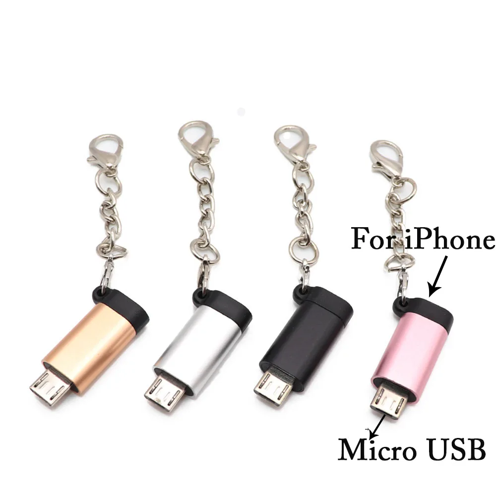 Зарядный кабель преобразователь с разъемом 8 Pin Мама на Micro USB папа|Соединители| |