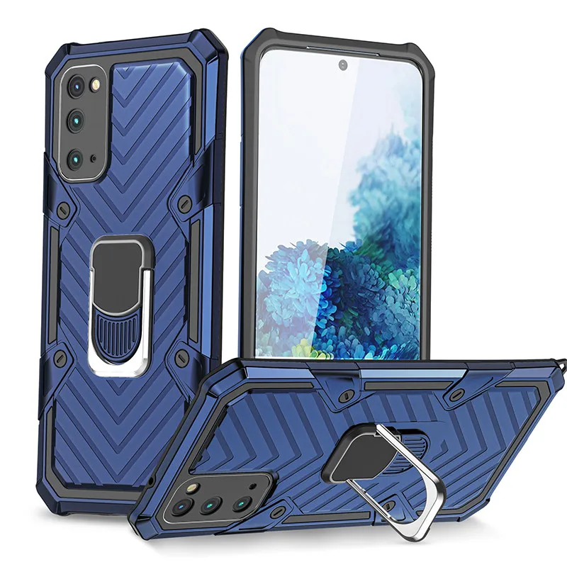 

For Samsung Galaxy S20 FE Case Hybrid Shockproof Armor Car Ring Stand Phone Cover For Galaxy S20 Plus S 20 Ultra Cases
