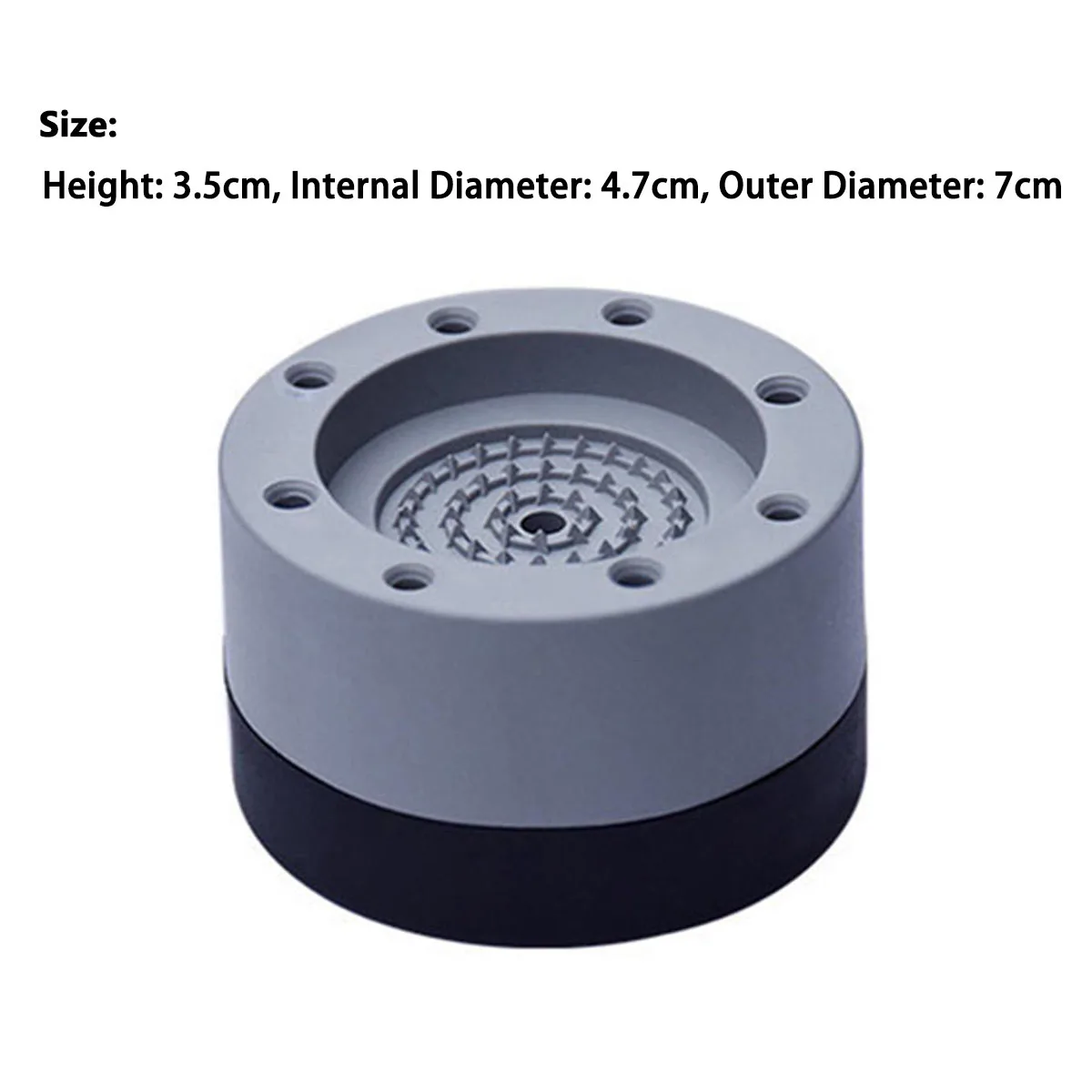 

4pcs Washing Machine Mat Feet Durable Rubber Stackable Leg Stands for Washer Dryer Shock Absorbers Anti-Vibration Anti-Slip Pad