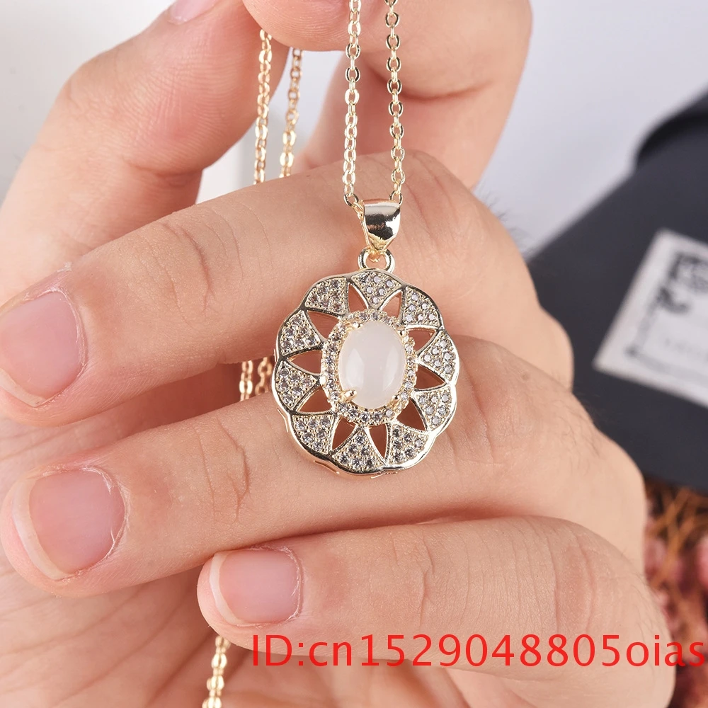 Натуральный нефритовый кулон ожерелье модные ювелирные изделия амулет для 925