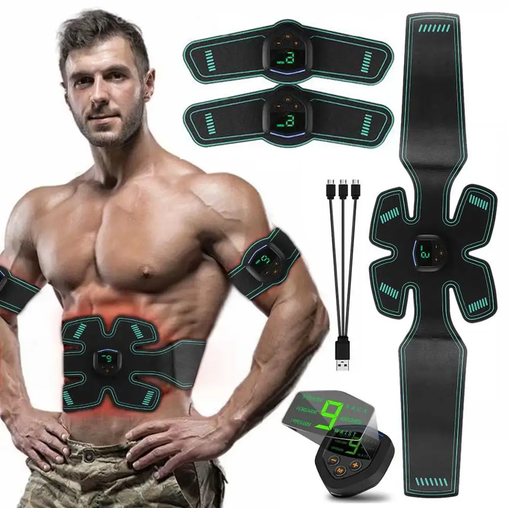 

Abdominal Muscle Stimulator Toner Electrostimulation Vibration Fitness Massager ABS Trainer EMS Training Apparatus Home Gym