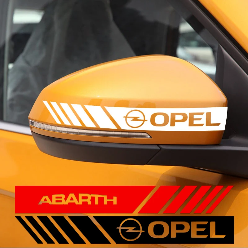 

2pcs Car Rearview Mirror Sticker Decoration Decals For KIA Ceed Rio Sportage R K3 K4 K5 K6 Ceed Sorento Cerato Optima Car Goods