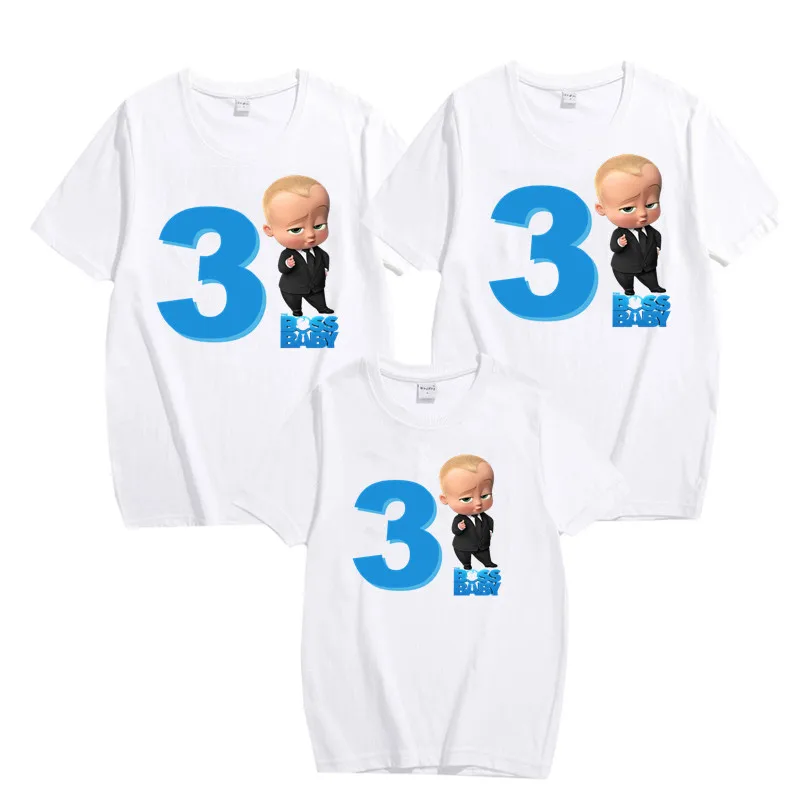 Фото С Днем Рождения босс детские номер 3 одинаковые комплекты одежды для всей семьи
