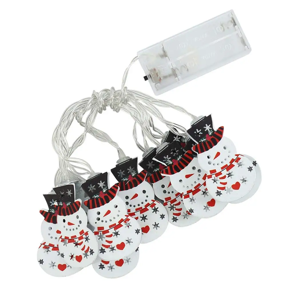 Рождественский елочный светильник s Снеговик 5.9ft 10 светодиодный Сказочный на