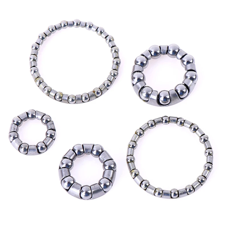 Bicycle Headset Steel Balls Bowl Group Set Frame Front Fork Rear Pearl Retainers Cycling Bearing Parts Tools | Спорт и развлечения