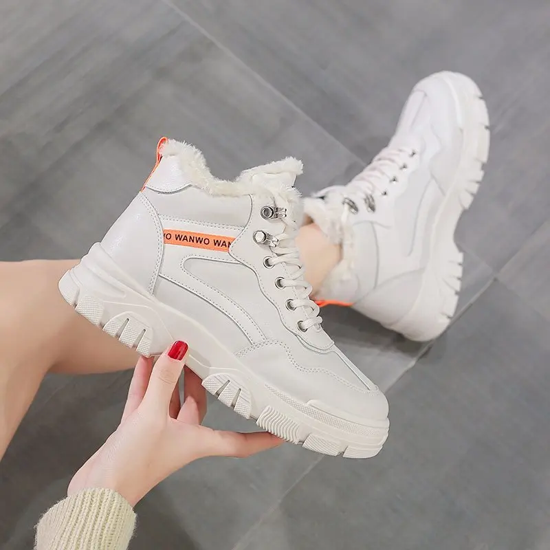 

Women Casual Shoes Winter Snow Boots Women Fashion Sneakers Women Shoes Popular Fitness Shoes Plus velvet Walking Shoes Student