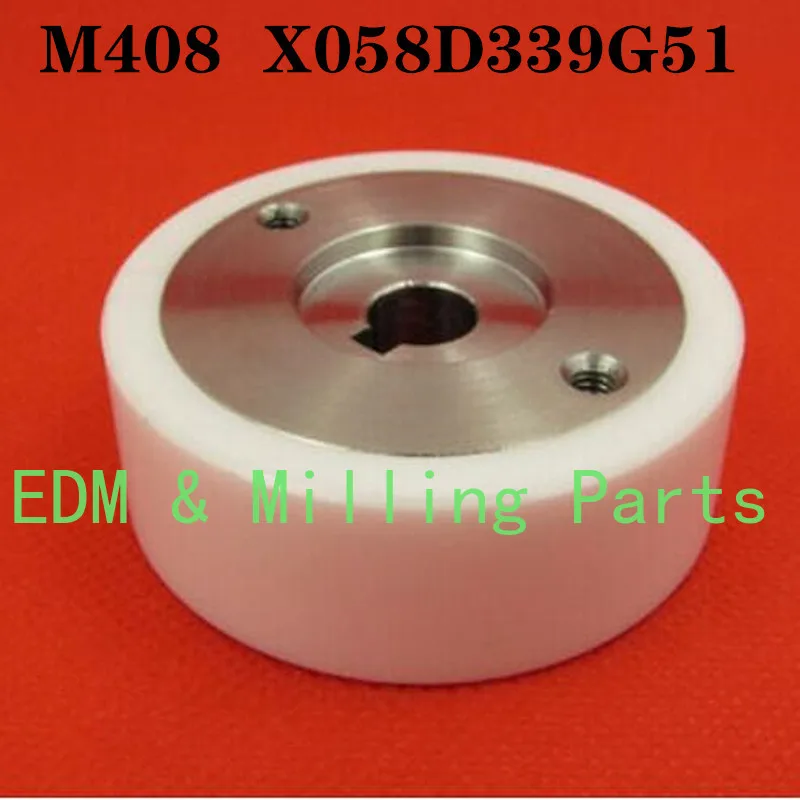 

CNC Wire EDM Ceramic Capstan Roller 18X10X57mm X058D339G51 M408 White CNC Power Chucks