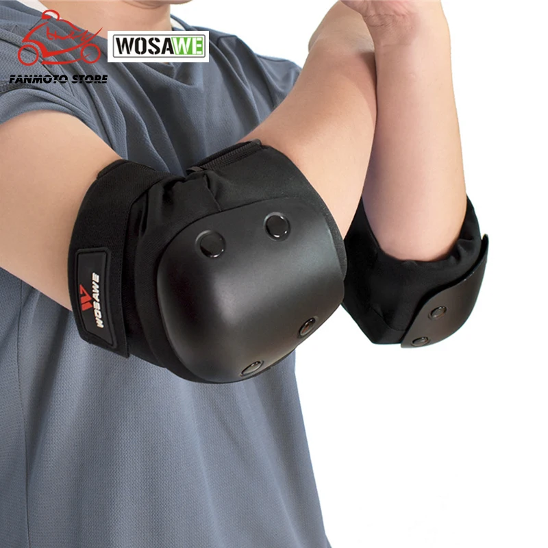 WOSAWE 2 шт. мотоциклетные налокотники для защиты ПП оболочка налокотник поддержка