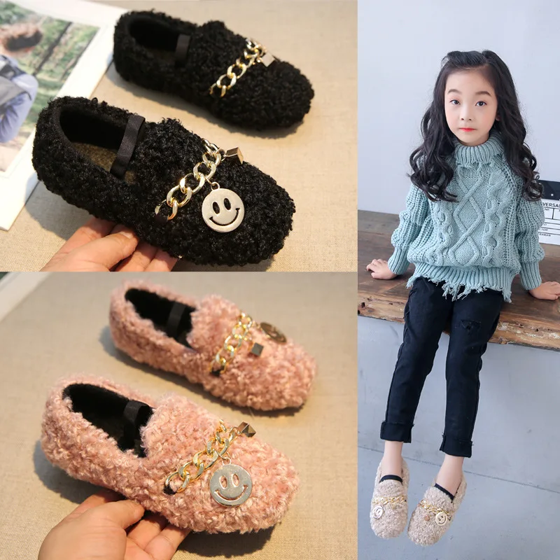 JUSTSL Осенняя новая детская хлопковая обувь для маленьких девочек сохраняющая