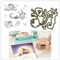 fancy christmas clear stamps and dies scrapbooking new arrival 2021 die cutters for scrapbooking stamping cutting templates