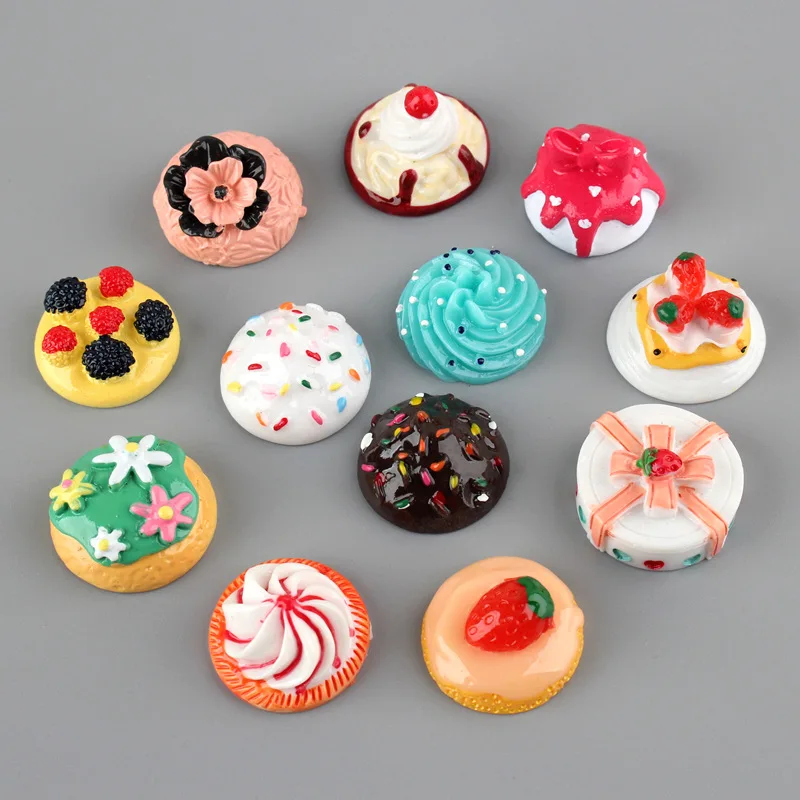 4 шт. очаровательные миниатюрные кабошоны для украшения телефона рукоделия