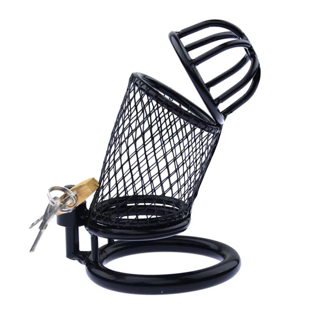 Новый тип клетки на пенис устройства целомудрия металлическая Мужская клетка