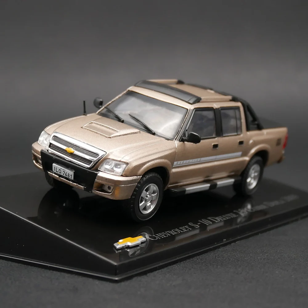 

Auto Inn - ixo 1:43 Chevrolet S-10 Deluxe 2,5, кабина Dupia 2009, модель автомобиля под давлением, игрушечный автомобиль из сплава