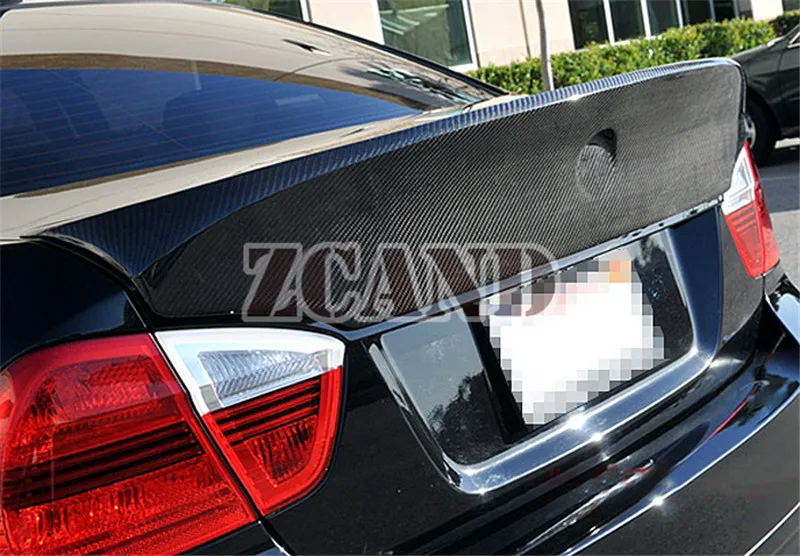 Стильный задний спойлер из настоящего углеродного волокна CSL для BMW 3 серии E90 4