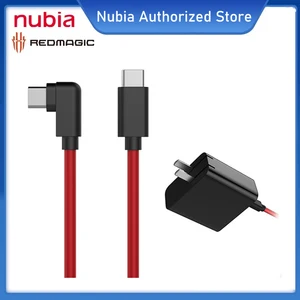nubia redmagic 5g 55w pd quick 55w charger adapter and 5a cable for redmagic phone free global shipping