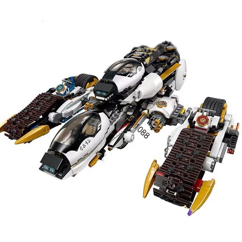 1146 шт. Ultra Stealth Raider строительные блоки маленького размера идущие 70595 кирпичи